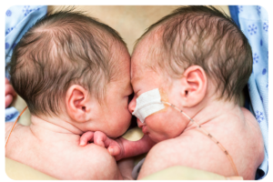 Twin babies